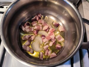 Cipolla e pancetta