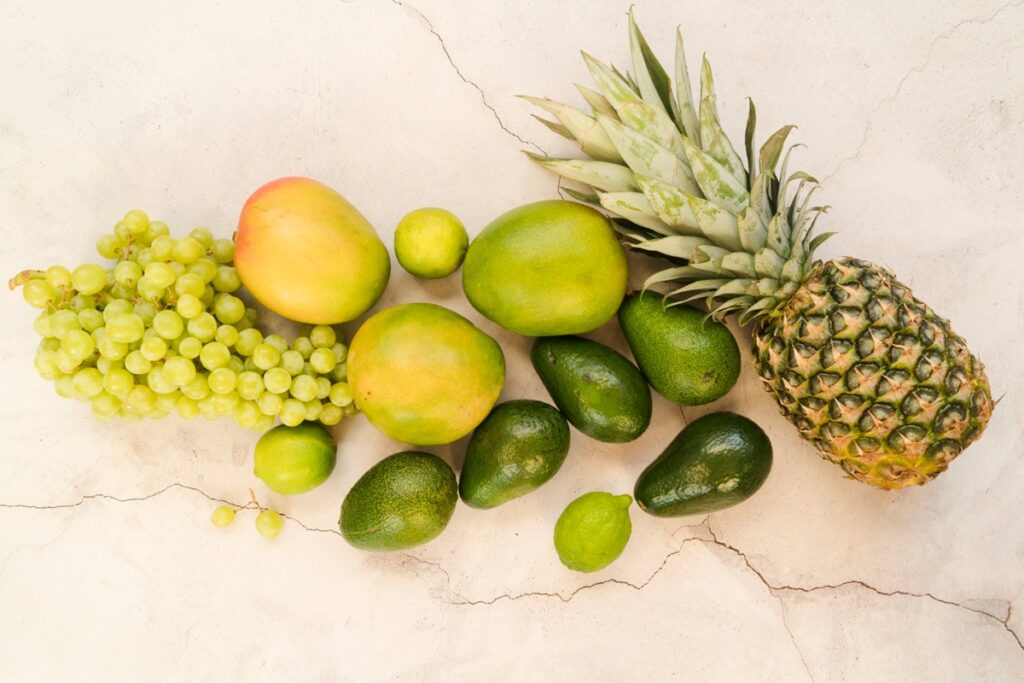 frutta tropicale verde copertina