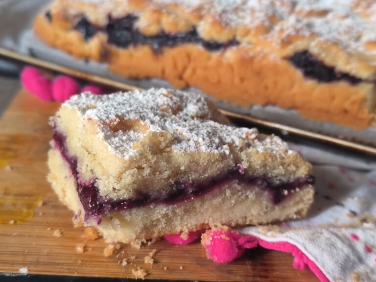 Crostata con pasta frolla montata