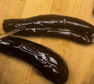 Spennella le melanzane con olio