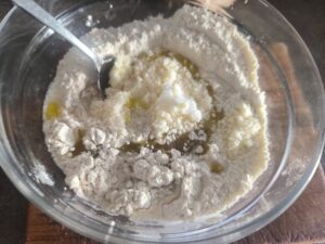 Ingredienti nella ciotola