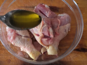 Preparazione del pollo